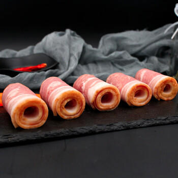 健士牌 培根肉片五花肉400g 经典烤肉早餐食材 烧烤手抓饼食材 商品图1