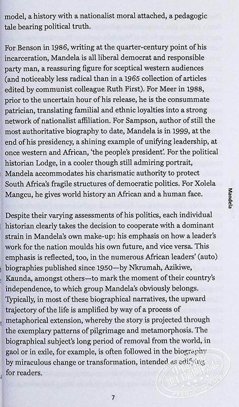 【中商原版】曼德拉 英文原版 Nelson Mandela Elleke Boehmer 历史名人曼德拉 牛津通识读本系列图书 人文社科类图书 商品图8