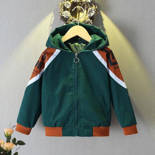 男童外套2024春款新款儿童春秋夹克上衣洋气潮中大男孩拉链衫韩版 商品图2