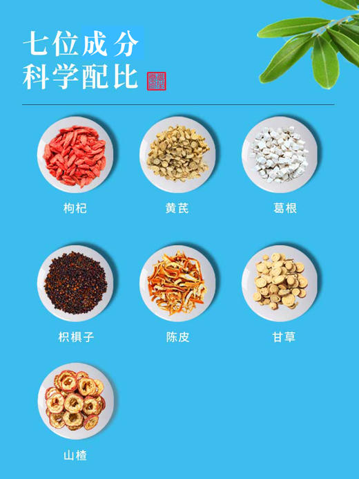 北京御生堂葛根枸杞茶 黄芪养肝益肝茶 熬夜喝酒火气保护 64克x(4克x16袋/盒) 商品图2