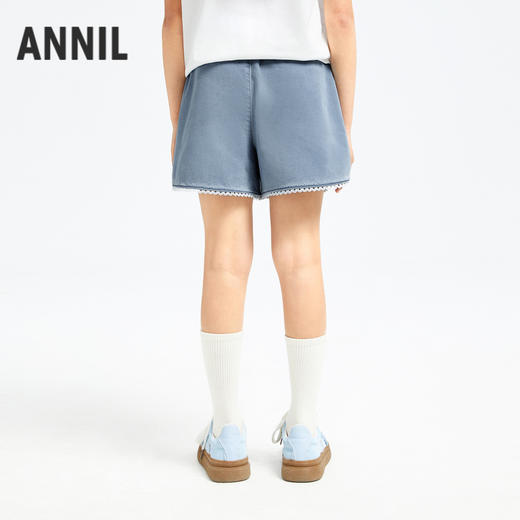 女童透气冰爽牛仔短裤裤子夏季新款安奈儿童装童装小程序专享EG426153 商品图2
