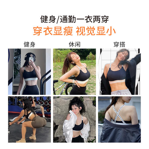 【会员积分兑换】奶糖派大杯文胸经典款运动内衣中强度健身承托稳定大胸内衣女 商品图1