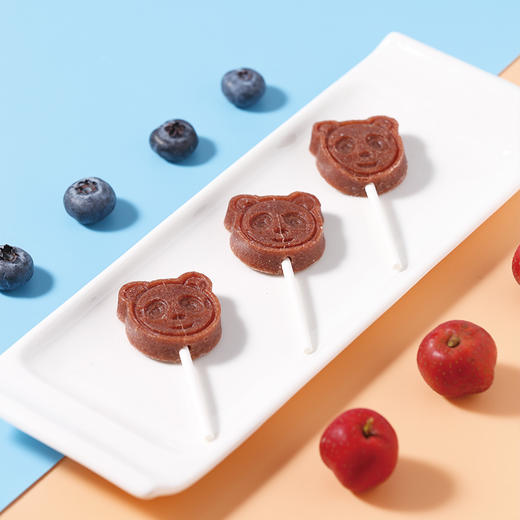 正耕 神栗有机山楂棒棒糖蓝莓味90g*3 商品图2