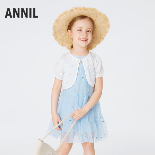 女童披肩外套夏季新款安奈儿童装EG425071 商品图0