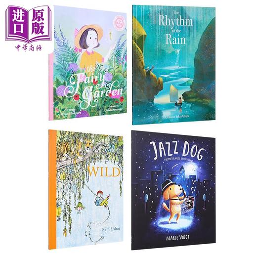 【中商原版】开学季主题绘本4册 英文原版 吹爵士乐的狗Jazz Dog 雨中的旋律The Rhythm of the Rain 仙子的花园The Fairy Garden 荒野WILD 商品图0
