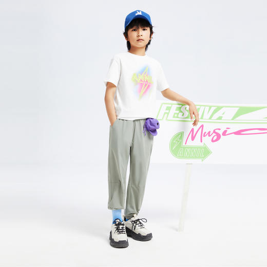 男女童短袖T恤年新款安奈儿童装EM421104 商品图5