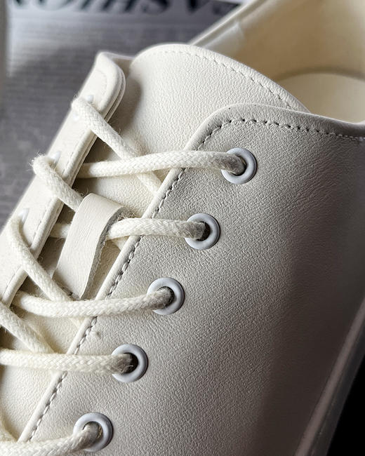 现货 THS 3.2-限时 小众品牌S&S  秀气清新素雅牛皮小白鞋 BZ1159 商品图5