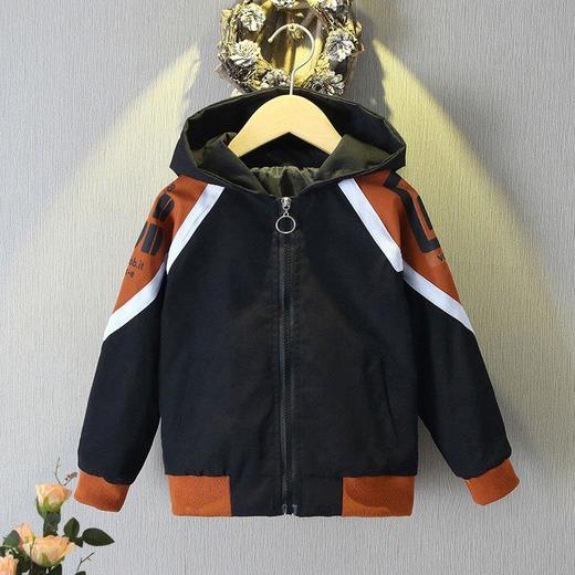 男童外套2024春款新款儿童春秋夹克上衣洋气潮中大男孩拉链衫韩版 商品图3