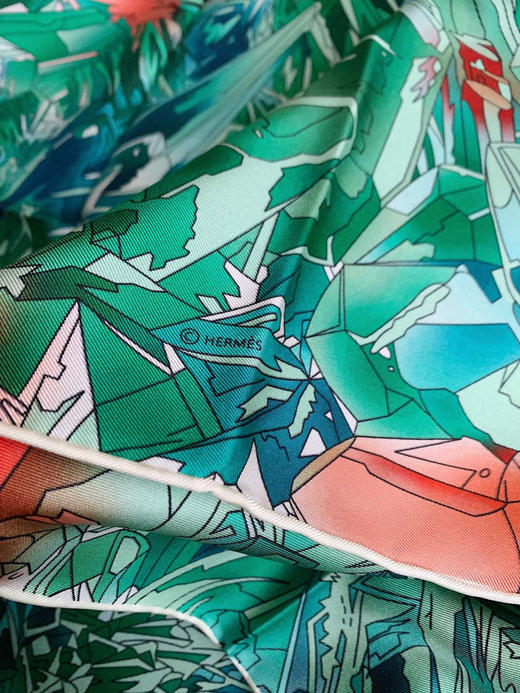 90方巾。18姆米。橘色 绿色 灰色。自己备注 商品图5