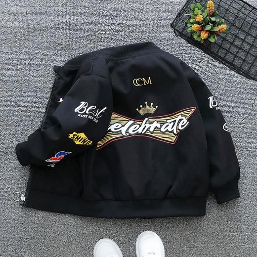 男童春秋外套2024新款儿童春季棒球服中大男孩帅气夹克韩休闲上衣 商品图0