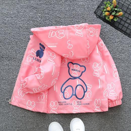 女童外套春秋款2024新款中大童儿童运动夹克休闲风衣男孩棒球上衣 商品图0