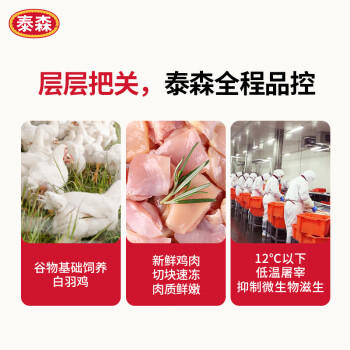 泰森（Tyson）鸡腿肉丁 454g 1袋 冷冻 辣子鸡丁优选鸡肉生鲜食材 商品图5