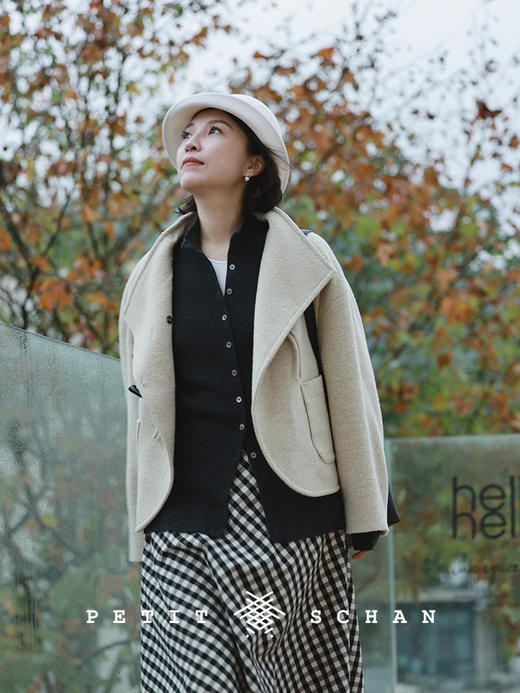 PETIT SCHAN小闪 JEW#014 meet unexpectedly 不期而遇 10mm淡水珍珠/12mm奥地利施华洛珍珠925纯银耳钉 商品图3