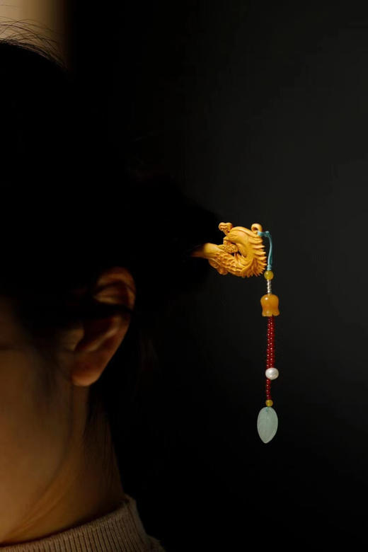 凤鸣°黄杨木发簪 商品图6