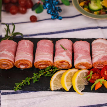 健士牌 培根肉片五花肉400g 经典烤肉早餐食材 烧烤手抓饼食材 商品图3