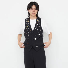 SOE Studded Vest 镶嵌V领西装马甲