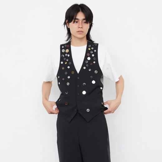 SOE Studded Vest 镶嵌V领西装马甲 商品图0