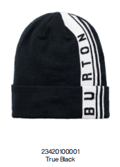 24/26BURTON帽PARTYLAP BEANIE TRUE BLACK