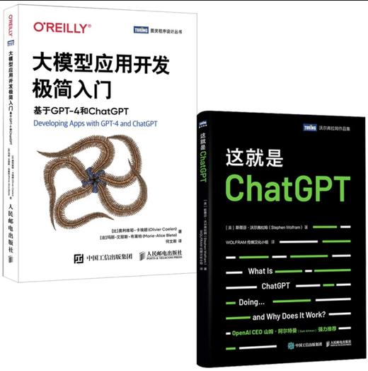 ChatGPT+大模型应用开发入门套装（全两册）多sku 商品图0