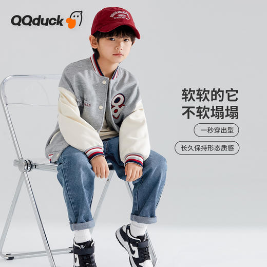 【清仓捡漏】【男女同款】【120-165】【可可鸭】男女童春秋棒球服外套 商品图2