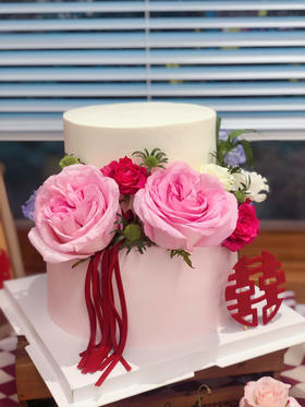 双层结婚鲜花奶油蛋糕 下单前请仔细阅读商品详情