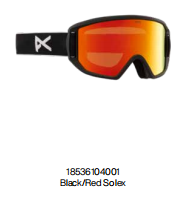 24/25ANON雪镜LB RELAPSE JR BLACK/RED SOLEX