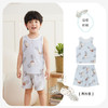 i-baby/英伦宝贝恒温抑菌针织印花背心套装 儿童睡衣春夏家居服 商品缩略图8