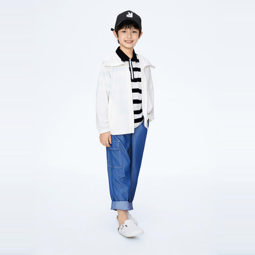 男女童冰感高弹防晒衣超柔外套新款安奈儿童装实体店同款AM415567 商品图6