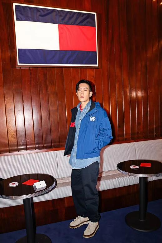 Edison Chen同款 TOMMY HILFIGER 双面穿重磅刺绣户外运动合身夹克外套 商品图1