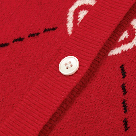 【MQD】童装女大童翻领毛衣秋装新款男童儿童满版国风洋气针织衫潮 商品图4