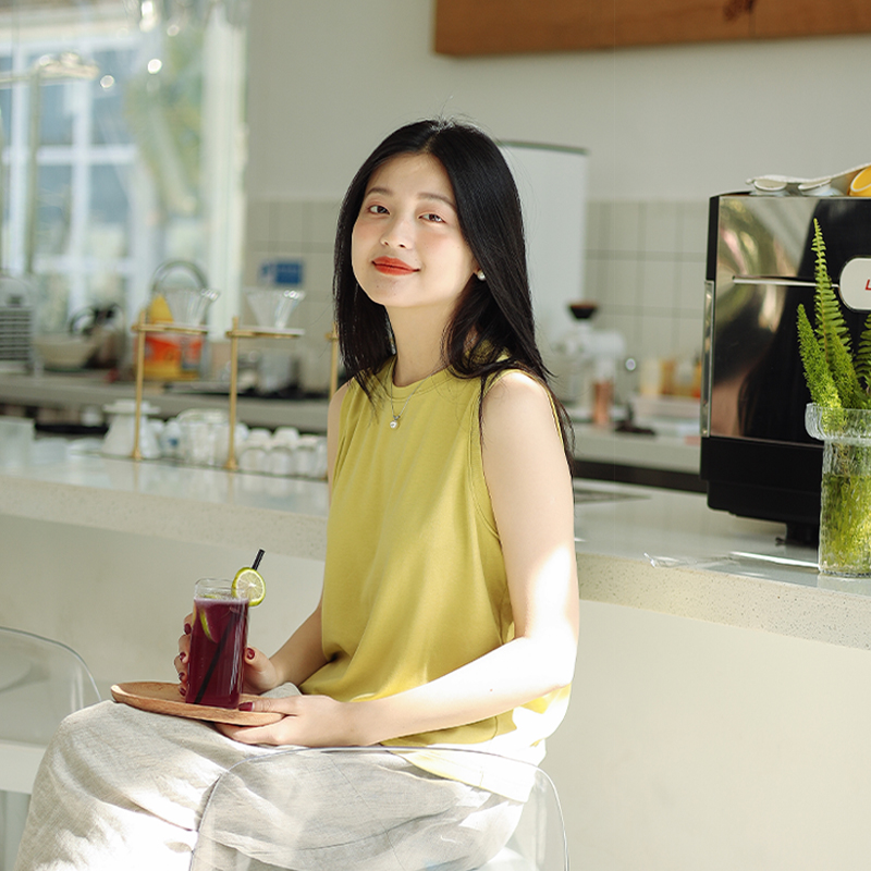 绽放125朵/2024春季新款天丝棉亲肤舒适高弹力无袖内搭吊带背心