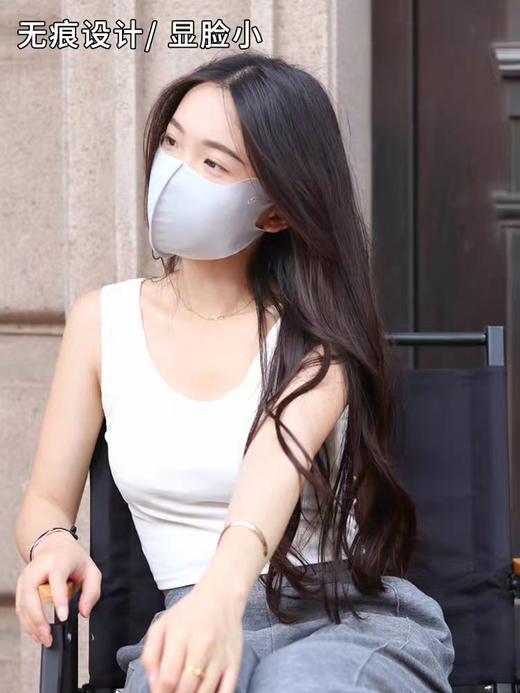 【无痕小凉皮】3D立体冰片防晒口罩 UPF50+可水洗  护眼角防紫外线 防晒凉感口罩 商品图5