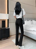 骆柒柒显瘦开叉裤，时尚微喇，西装面料，柔软亲肤，轻松显高显瘦~【G】 商品缩略图5