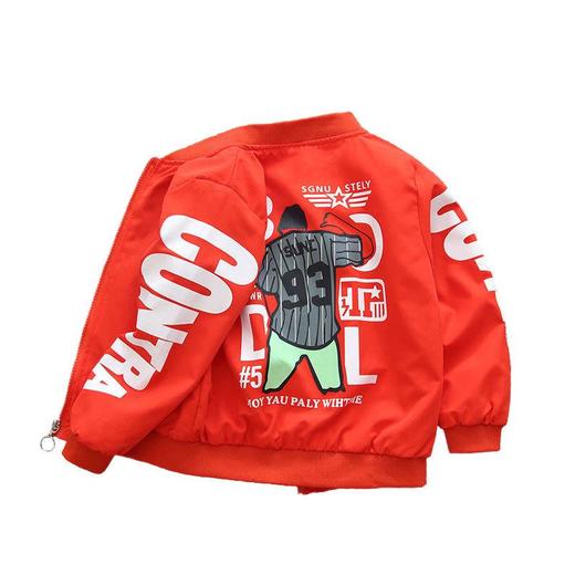 童装男中大童外套春装薄款2024新款儿童休闲洋气休闲上衣棒球服潮 商品图4