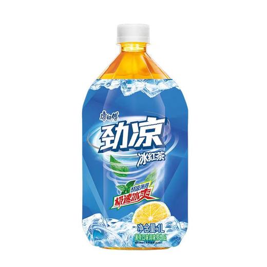 康师傅劲爽冰红茶果味茶饮料1L/瓶 商品图1