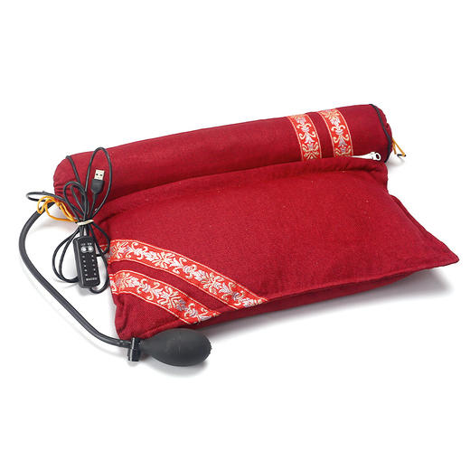 【骨科医师推荐】艾草热疗护颈枕 十二味草本填充 修复颈椎 牵引热敷拉伸按摩 助睡安眠 释放肩颈压力 保护颈椎 多功能保健枕 颈椎枕头 商品图8