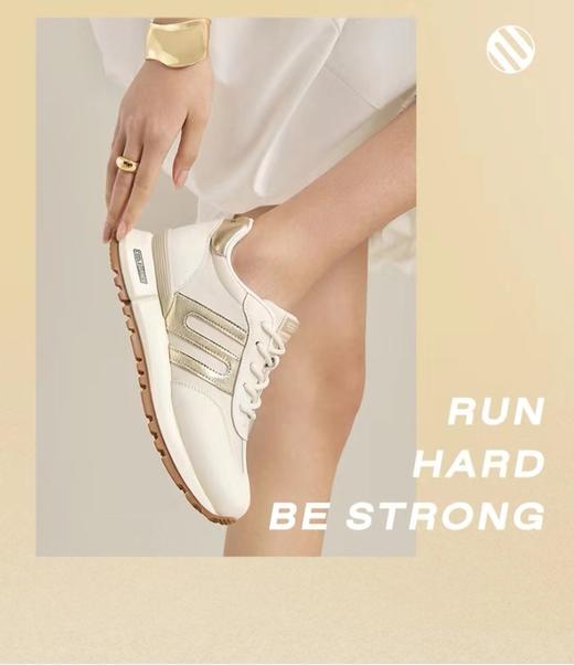 百丽复古鞋百搭阿甘鞋2024春季新款女鞋运动休闲女单鞋 商品图7