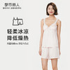 都市丽人生活家居春夏睡衣女冰雪丝家居服有罩杯薄款吊带短裤女士丝质套装LH42D7 商品缩略图0