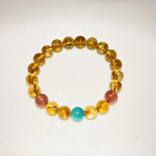 黄水晶手链手串 珠径9mm左右 商品图1