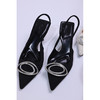 清仓捡漏  LIN CHAOZHANG黑白时尚高跟鞋 X2024001N 商品缩略图0