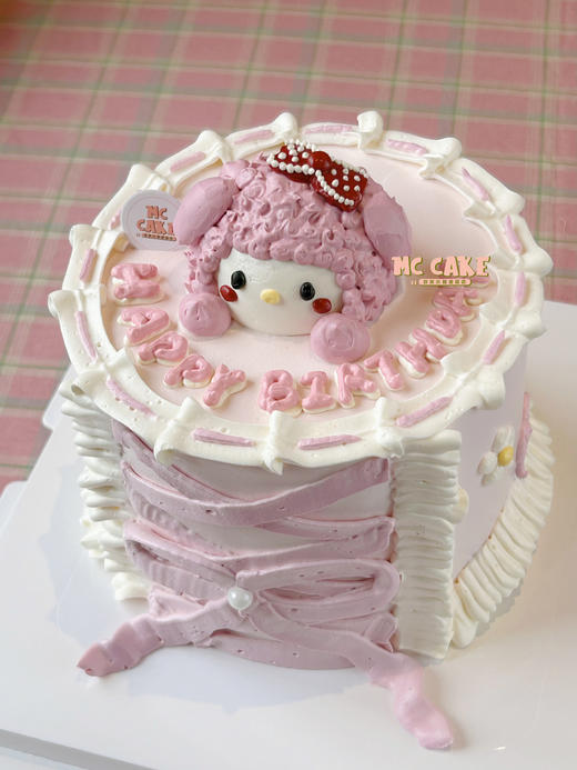 美乐蒂头像立体手绘蛋糕|三丽鸥 商品图2