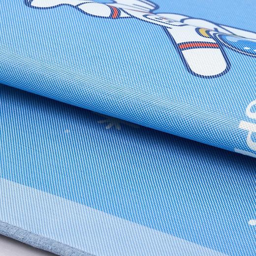 水星家纺 儿童枕头套冰丝印花抗菌对枕套夏季凉感透气枕头罩 海蓝色/太空 48cmx74cm 商品图1