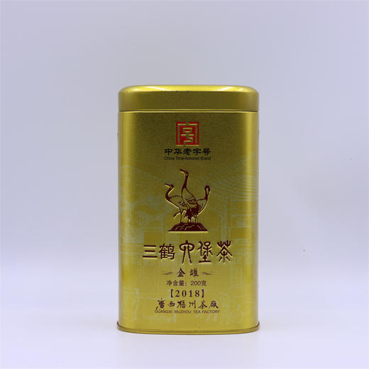 2018年三鹤六堡茶金罐200g 商品图0