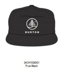24/26BURTON帽FAMILY TREE HAT TRUE BLACK