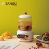 山水（SANSUI）养生壶煮茶器迷你办公室一人用电炖养生杯 0.5L白色KT-890 商品缩略图0
