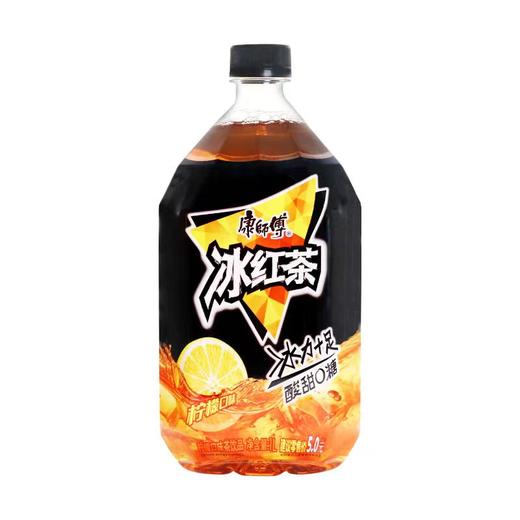 康师傅0糖冰红茶果味茶饮料1L/瓶 商品图1