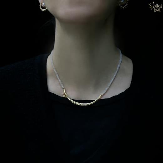SpoiledBrat Jewelry月光石微笑项链 商品图2