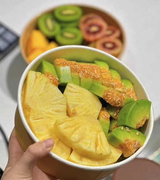 凤梨+羊角蜜果切一盒 商品图0