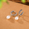 【雾锁千金】S925银淡水珍珠复古钱币耳饰【CW-EJ00329】 商品缩略图1