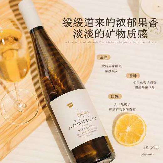 【Falstaff Weinguide专业杂志高分评价】安迪利雷司令半甜白葡萄酒 德国法定产区 11.5%vol 商品图3